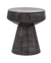 Тёмно-серый приставной столик Флумс Ø 37 см - Louvre Home