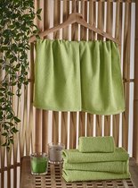 Салфетки махровые "KARNA" PETEK 30x50 см 1/1, цвет зеленый - Bilge Tekstil