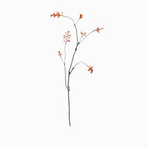 Декор Autumn высота 90, цвет оранжевый/черный - Cosmo