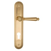 Дверная ручка на планке Fratelli Cattini MARANI CYL PL288-OLV полированная латунь - Fratelli Cattini