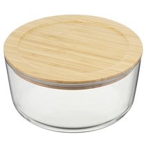 Контейнер стеклянный с бамбуковой крышкой, 1,7 л - Smart Solutions