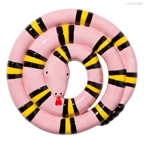 Подставка под горячее Snake, розовая - DOIY