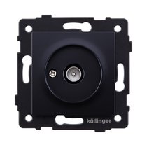 Розетка TV (папа), черный Kollinger REA-007BK для Aspekt, Eleganz, Reflex - Kollinger