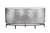 Комод серебристый с декором 182x41x97см - Garda Decor