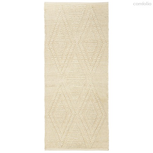 Ковер из шерсти и переработанного хлопка Shillong из коллекции Ethnic, 70x160см - Tkano