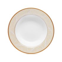 Тарелка пирожковая Narumi Золотой ноктюрн 16 см, фарфор костяной - Narumi