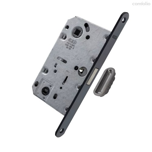 B06102.50.F9.640 Замок межкомнатный (тех. упак.) WC AGB MEDIANA POLARIS (мат. графит) + отв.планка - AGB