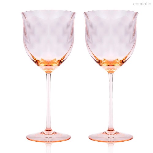 Набор бокалов для красного вина Anna Von Lipa Лиму 490 мл, 2 шт, стекло хрустальное, розовый - Anna Von Lipa