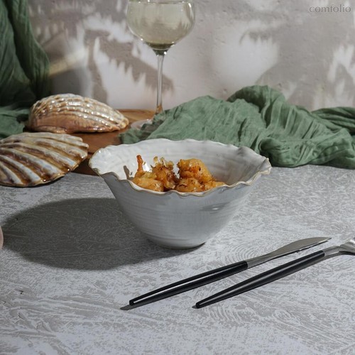 Салатник 500 мл d 15,5 см h7,5 см Gray Coral Flower Frutti di Mare P.L. - P.L. Proff Cuisine