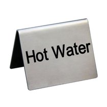 Табличка "Hot Water" 5x4 см, сталь - P.L. Proff Cuisine