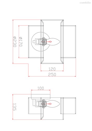 Настенный светильник (бра) Freya FR5333WL-01W - Freya
