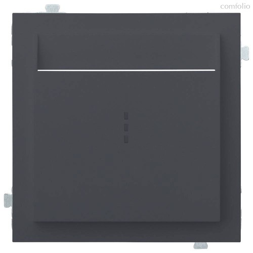 Лицевая панель для карточного выключателя 35731 BT, базальт - Rikett