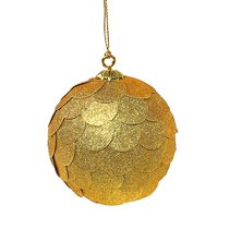 Шар новогодний декоративный Paper ball, золотой, цвет золотой - EnjoyMe