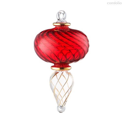 Игрушка елочная Décor de Table Флавио, красный, п/к - Decor De Table