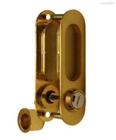 Ручка для раздвижной двери с механизмом A-K01/02-V2II, с заверткой, цвет матовое золото - Archie