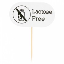 Маркировка-флажок "LACTOSE FREE" 8 см, 100 шт, Garcia de PouИспания - Garcia De Pou