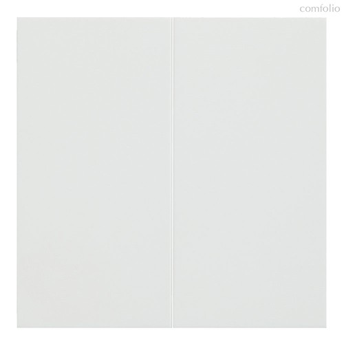 Клавиши двухклавишного выключателя 35611 MW, белый сатин - Rikett