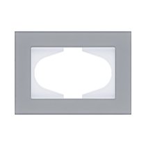 Рамка для двойной розетки, стекло серый Kollinger Reflex MG RM120GY - Kollinger