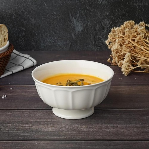 Салатник 520 мл d 14 см h7,1 см Bella, цвет белый - Noble