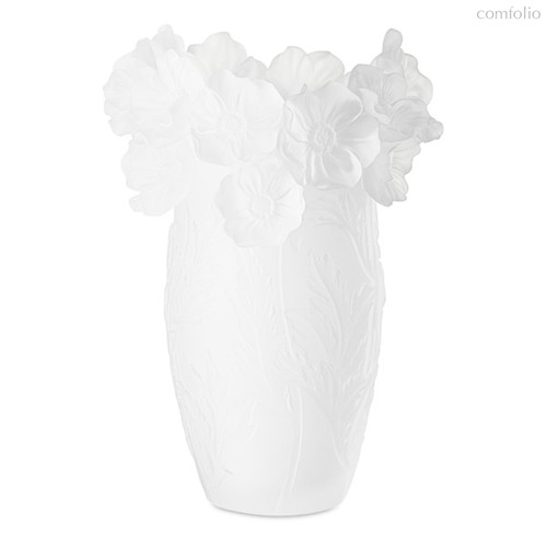 Ваза настольная Decor de table Анемон 20 см, хрустальное тесто, белая, п/к - Decor De Table