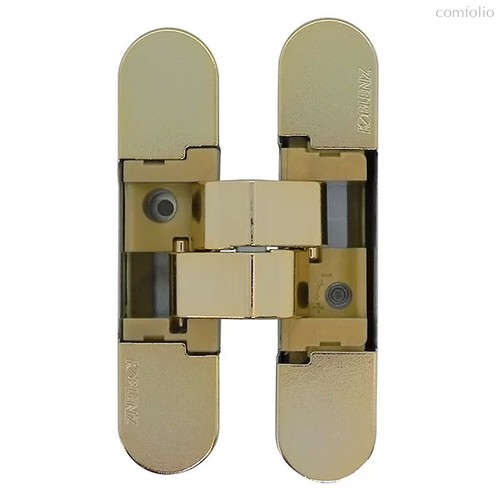 KUBICA K1019 DXSX, KOMBI HYBRID OL петля скрытая универсальная ЗОЛОТО (40 kg) - Koblenz