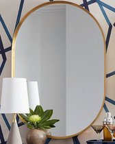 Зеркало в золотой раме Аманда, цвет золотой - Louvre Home