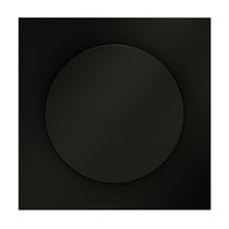 Накладка для светорегулятора поворотно-нажимного, S70 черный матовый