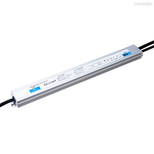 блок питания DIM 0/1-10V 200Вт DC24В, 8.5А, IP67, 362х37х22мм, серия:DN8HF - Donel