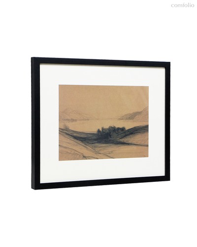 Интерьерный постер Loch I, цвет оранжевый - Louvre Home