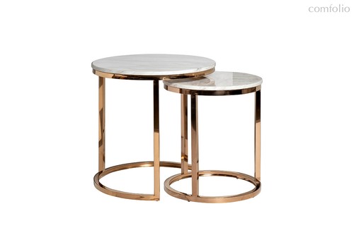 Стол журнальный (набор из 2 шт) d60x63/d47x55см - Garda Decor