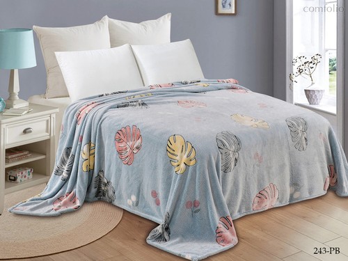 Плед 180/243-pb Микрофибра Бамбук 180х200 - АльВиТек