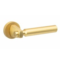 Дверная ручка KNURLINGS HANA SMOOTH, гладкая МР35 матовое золото - Cebi