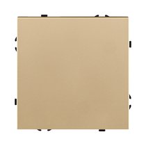 Выключатель кнопочный 1-клавишный 10А/250В, золотой Kollinger Eclipse EC-006GD - Kollinger