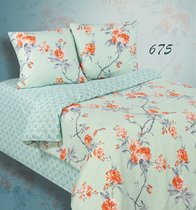 Комплект постельного белья ПА-4-675 Семья Поплин с наволочками 70х70х2 шт - АльВиТек