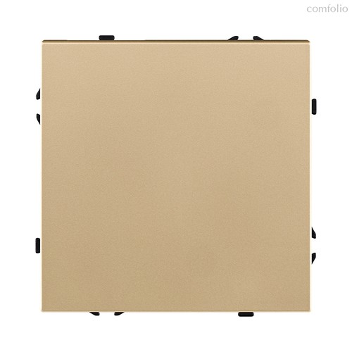 Выключатель кнопочный 1-клавишный 10А/250В, золотой Kollinger Eclipse EC-006GD - Kollinger