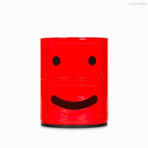 Тумба Componibili с 2 ящиками 32х40, цвет красный - Cosmo