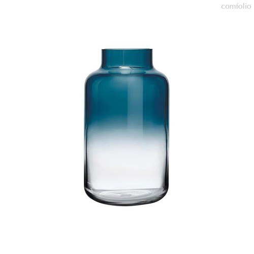 Ваза Nude Glass Магнолия 32 см, стекло хрустальное, синяя - Nude Glass