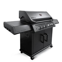 Газовый гриль 4+2 горелки, цвет черный - Start Grill