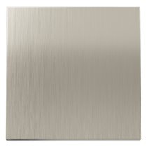 Клавиша для выключателя/переключателя одноклавишного, S70 Metal никель - Voltum