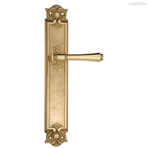 Дверная ручка Venezia Callisto на планке PL97 полированная латунь - Venezia Collezione
