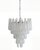 Серебристый подвесной светильник Поуль, цвет хром - Louvre Home