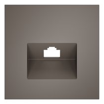 Накладка для розетки компьютерной RJ45 кат.6, S70 капучино - Voltum