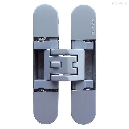 KUBICA 6400 DXSX, CR.SAT петля скрытая универсальная самоцентрующаяся МАТОВЫЙ ХРОМ (45 kg) - Koblenz