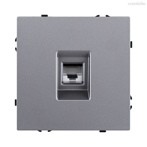 Розетка Ethernet RJ45 Cat.6, серый Kollinger Eclipse EC-017GY - Kollinger