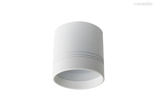 LED Barell светильник накладной, 9Вт, D79х79Hмм, 690Лм, 120°, 4000К, IP20, Ra80, PF65, 220-245В, белый RAL9003, источник питания в комплекте - Donolux