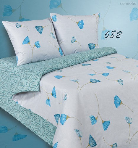 Комплект постельного белья ПА-3-682 Евро Поплин с наволочками 70х70х2шт. - АльВиТек