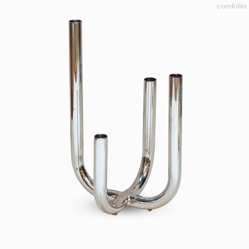 Подсвечник Maze Catro, цвет серебряный - Cosmo