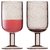 Набор бокалов для вина Flowi, 410 мл, розовые, 2 шт. - Liberty Jones