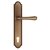 Дверная ручка Venezia Callisto CYL на планке PL98 матовая бронза - Venezia Collezione