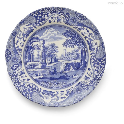 Тарелка акцентная Spode Голубая Италия 23 см, фаянс - Spode